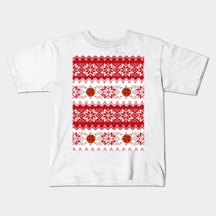 Corona Virus Ugly Christmas Sweater Kids T-Shirt